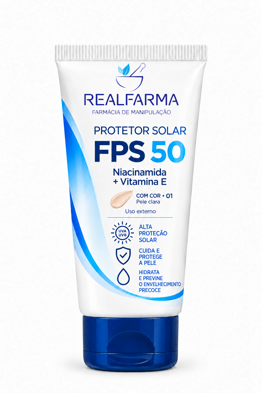 Protetor solar FPS 50 cor 01
