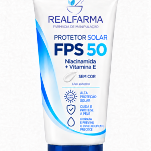 Protetor solar FPS 50 sem cor